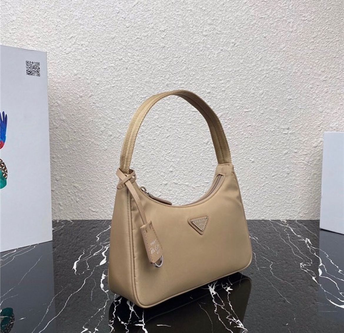 PRADA MINI BORSA IN RE-NYLON